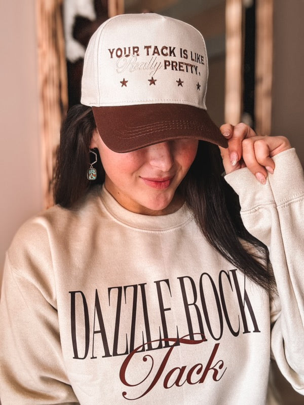 Cream and Brown DazzleRock Sweatshirt