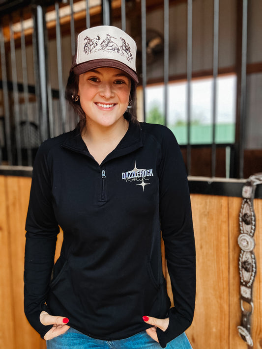 DAZZLEROCK Logo Fleece Lined 1/4 Zip Pullover