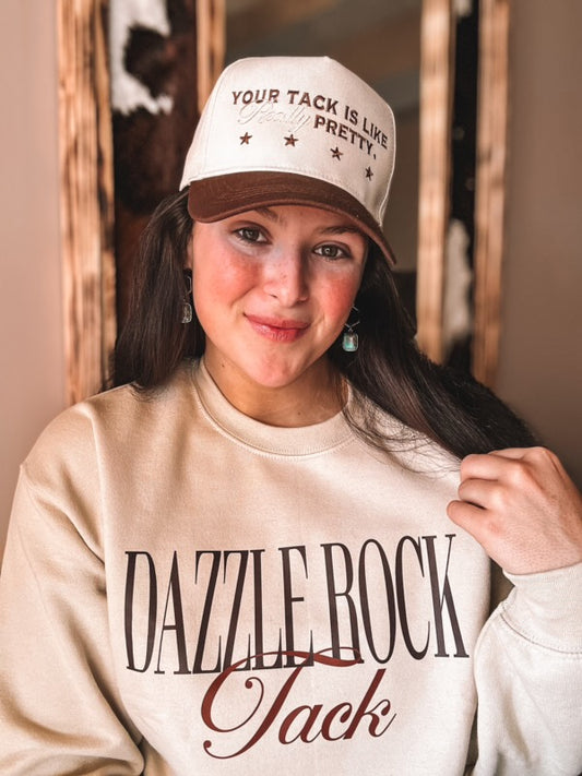 Cream and Brown DazzleRock Sweatshirt