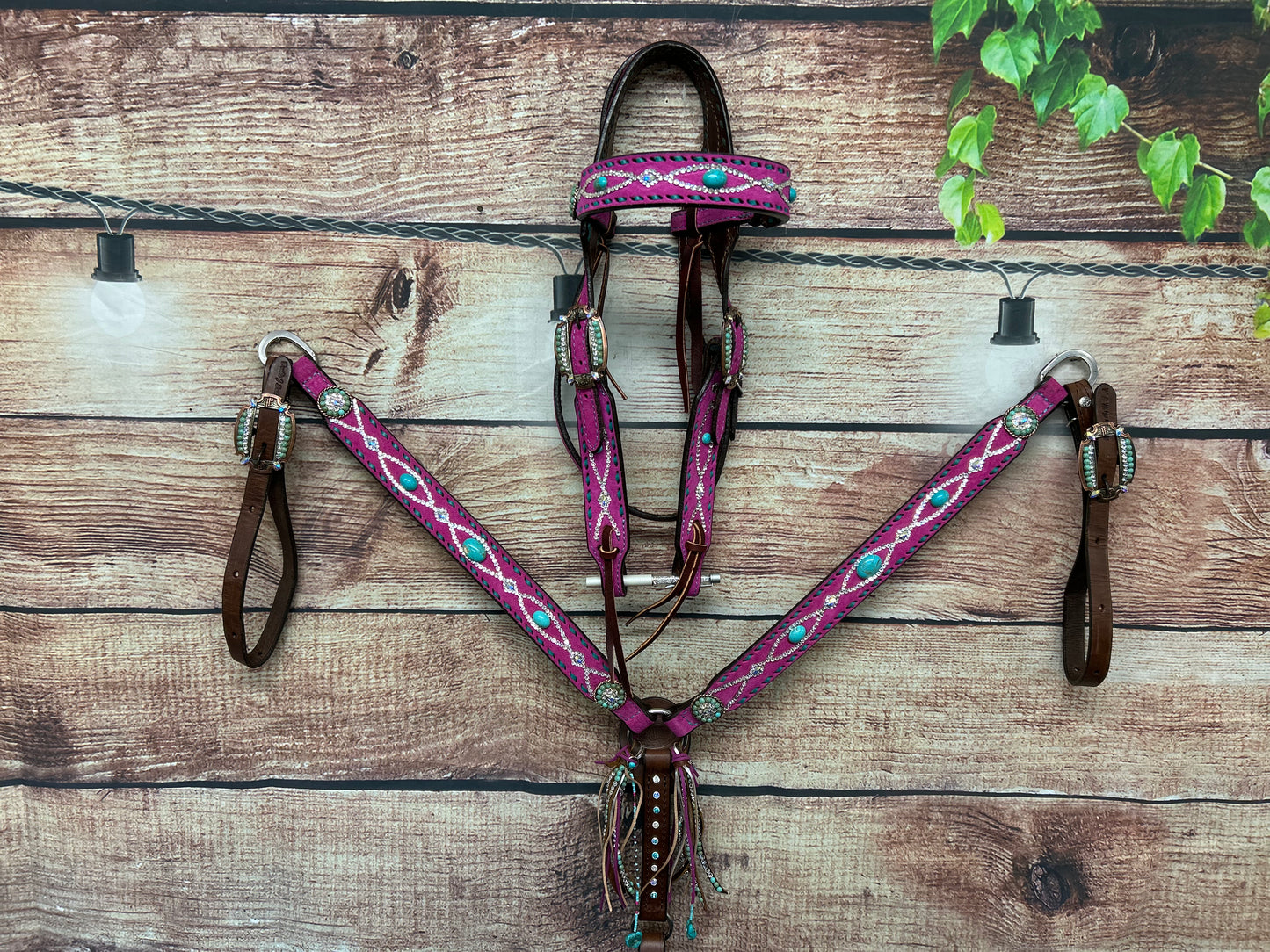 Double the Dazzle HOT Pink Buckstitch