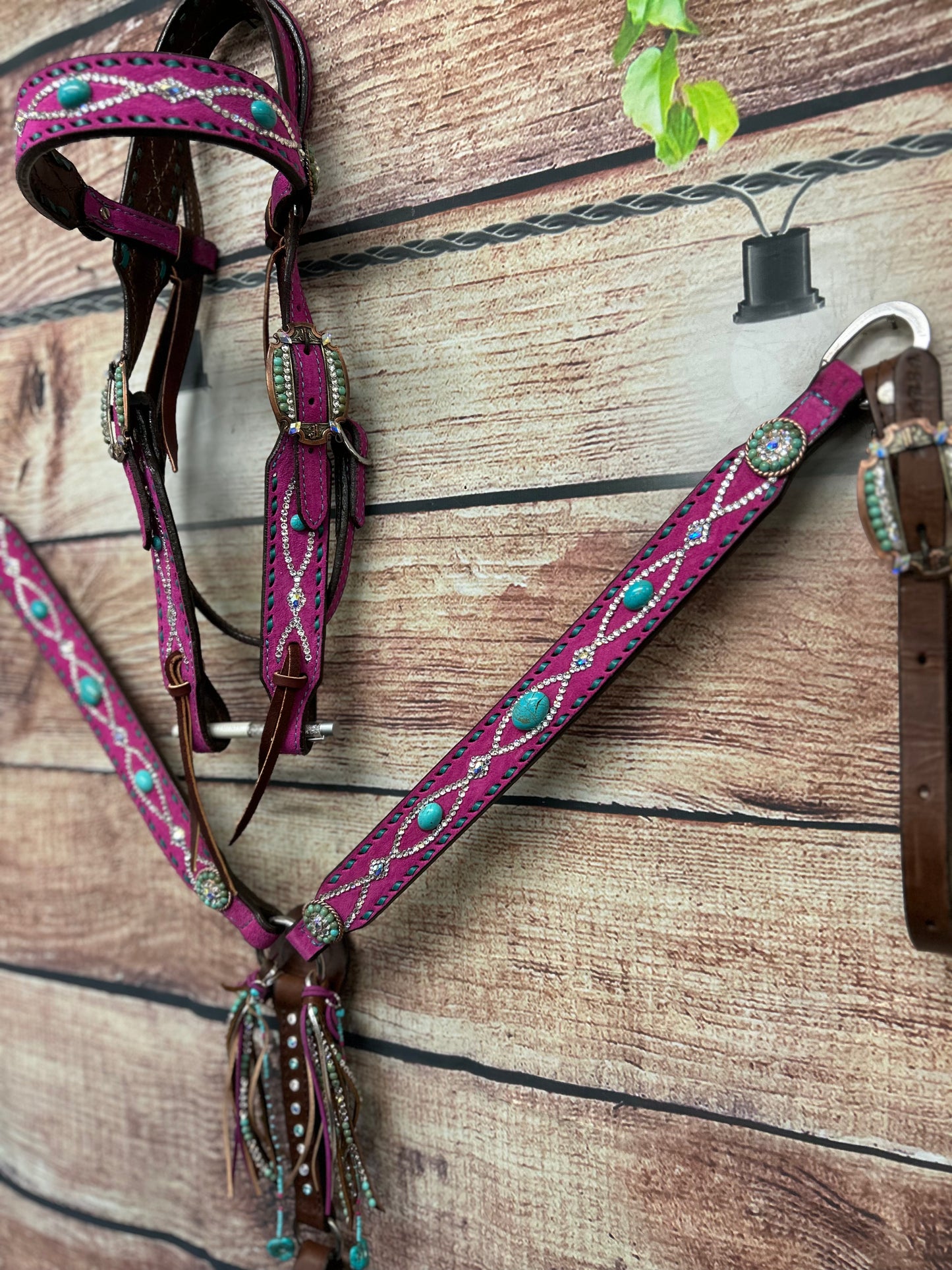 Double the Dazzle HOT Pink Buckstitch