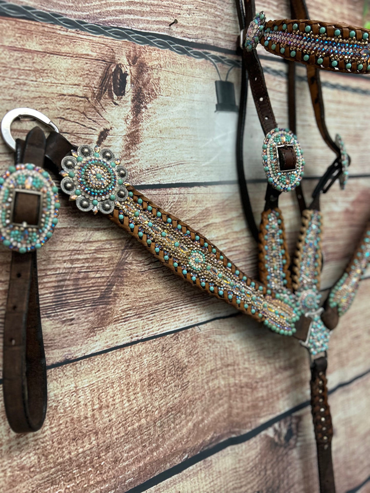 Refurbished - Gold & Turquoise